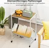 Półka na gramofon COSTWAY, półka na płyty winylowe z Podgląd zdjęcia produktu 4