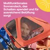 Bugaboo Sonnendach mit Lüftungsfenstern Donkey 3 Sunset Red Produktbild-Vorschau 3