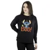 Disney - "Boo!" Sweatshirt für Damen BI23002 (XL) (Schwarz) Produktbild-Vorschau 2