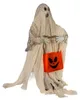 Scary Geist Halloween Animatronic mit Kürbistasche 90cm Produktbild-Vorschau 3