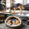 Blindenhund Schutzgeschirr Anti-Kollision Führhilfe für Produktbild-Vorschau 5