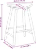 vidaXL Jedálenské stoličky 2 ks Biele 46 x 37 x 63 cm Náhľad obrázku produktu 8