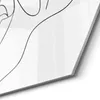 DEQORI Glasbild Echtglas 40x35 cm 'Liebespaar Silhouette' Produktbild-Vorschau 5