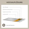HOMCOM Wandspiegel 110 x 50 cm dekorativer Spiegel mit Produktbild-Vorschau 6