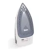A close-up, studio shot of the sole of a Fakir Galaxis steam iron against a white background. Produktbild-Vorschau
