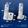 Panasonic KX-TG6822 - Téléphone sans fil - Répondeur avec Voir les images du produit 6