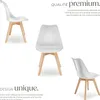 Chaises de salle à manger FRÉDÉRIQUE style scandinave - Voir les images du produit 3