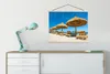 MuchoWow® Textilposter Strandkorb - Strand - Sonnenschirm - Produktbild-Vorschau 3