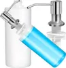 Dispenser per detersivo in acciaio inox per lavello, 350 Anteprima dell’immagine prodotto 3