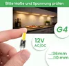 LUMILED 10 sztuk żarówek LED G4, zimna biel, 3 W, zastępuje Podgląd zdjęcia produktu 4