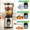 Edelstahl Power Standmixer mit 1,5 l Glasbehälter, Produktbild-Vorschau 4