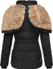 Marikoo Damen Winterjacke Steppjacke Kurz Parka Jacke Produktbild-Vorschau 3