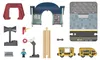 LUPILU® Holz Eisenbahn Technologie Set Kinder SpielBahnhof Produktbild-Vorschau 4