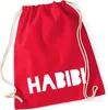 Huuraa Turnbeutel Habibi Schatz Freund 12 Liter Classic Red Produktbild-Vorschau 1
