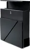 A black mailbox is shown against a white background. Náhľad obrázku produktu