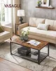 VASAGLE Couchtisch mit großer Ablage, 106,2 x 45 x 60,2 cm, Produktbild-Vorschau 17