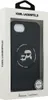 A black Karl Lagerfeld phone case is displayed in its retail packaging. Produktbild-Vorschau