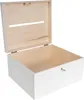 Creative Deco Weiße Holzkiste mit Deckel Kartenbox Hochzeit Produktbild-Vorschau 5
