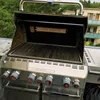 Coperchio del bruciatore in acciaio inox - 435x150 mm - Anteprima dell’immagine prodotto 2