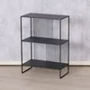 Stehregal aus Metall CINDY, schwarz, 75 x 28 cm Produktbild-Vorschau 4