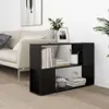 The Living Store Bücherregal Schwarz 100x24x63 cm Produktbild-Vorschau 7