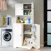 OYAJIA Sideboard Modernes Küchenschrank, mit 6 Türablagen Produktbild-Vorschau 6