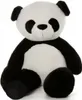 A plush panda toy sitting on a white background. Voir les images du produit
