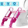 KIDIZ® Kinder Toilettensitz Toilettentrainer mit Treppe und Produktbild-Vorschau 3