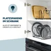 eluno Topfdeckelhalter 2tlg-Set, Pfannenhalter, 9 Fächer, Produktbild-Vorschau 4