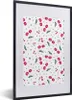MuchoWow® Gerahmtes Poster Kirschen - Rote Früchte - Muster Produktbild-Vorschau 1