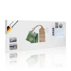 banjado Magnettafel weiß 75x30cm groß Magnetwand aus Metall Produktbild-Vorschau 1
