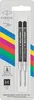 PARKER QUINKflow Basic Kugelschreiberminen M schwarz, 2 St. Produktbild-Vorschau 1