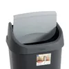 Curver Abfalleimer mit Schwingdeckel schwarz 50L Produktbild-Vorschau 3