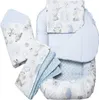 5 pièces, nid pour bébé, tapis d'éveil, 100 x 60 x 15, cerf Voir les images du produit 1