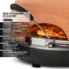 Heidenfeld Mini Pizzaofen Pizzachef | 1.100 Watt - Pizzadom Produktbild-Vorschau 2