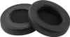 Two black ear pads for headphones are shown on a white background. Produktbild-Vorschau