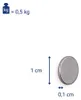 MAUL Magnet rund 10 Stück 0,5 kg Stahl Metall Neodym Produktbild-Vorschau 7