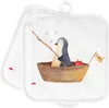 Mr. & Mrs. Panda Topflappen Pinguin Angelboot - Weiß - Produktbild-Vorschau 1