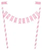 Cake Topper It's a Girl Rosa 25 x 22,5 cm Babyparty - Produktbild-Vorschau 1