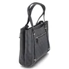 A gray Guess shopper bag with a repeating logo pattern is shown against a white background. Produktbild-Vorschau