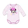 Langarm-Body für Kleinkinder - "Minnie" - weiß-rosa Produktbild-Vorschau 2