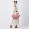 Farbenfrohe Boho-Umhängetasche – geräumige Damenhandtasche Produktbild-Vorschau 3