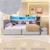 Merax Tagesbett Daybett 140x190cm, Schlafsofa mit 2 Produktbild-Vorschau 8