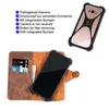 A product image showing a phone case and a wallet case with a phone inside, along with descriptive text. Produktbild-Vorschau