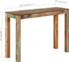 vidaXL Konsolentisch 110x35x76 cm Altholz Massiv Produktbild-Vorschau 6