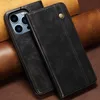 iPhone 15 Pro Hülle, Leder Flip Brieftasche Schutzhülle für Produktbild-Vorschau 2