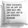 22Feels Patenonkel Geschenk Pate Kissen Taufe Dekoration Produktbild-Vorschau 1