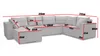 STYLO Couchgarnitur – U-Form in Cord Poso mit Produktbild-Vorschau 5