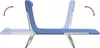 vidaXL Sonnenliegen Klappbar 2 Stk. Blau Textilene und Produktbild-Vorschau 7