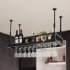 Stojak na wino sufitowy stojak na wino przemysłowy vintage Podgląd zdjęcia produktu 7